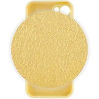 Чехол Silicone Case Full Camera Protective (AA) для Apple iPhone 15 Plus (6.7") Желтый / Mellow Yellow