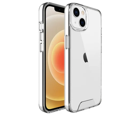 Чехол TPU Space Case transparent для Apple iPhone 15 Plus (6.7") Прозрачный