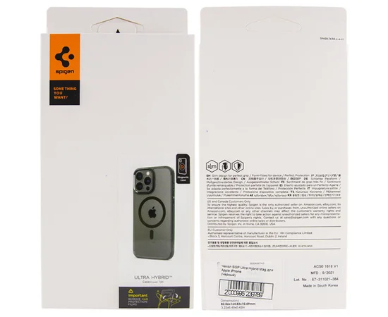 Чехол SGP Ultra Hybrid Mag для Apple iPhone 15 Plus (6.7") Черный