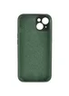 Чехол Silicone Case Full Camera Protective (AA) для Apple iPhone 15 Plus (6.7") Зеленый / Cyprus Green