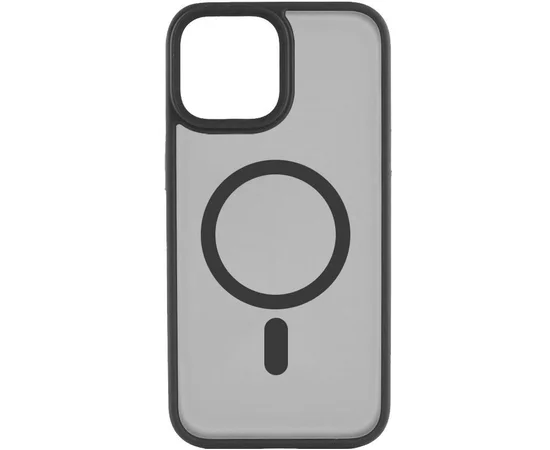 TPU+PC чехол Metal Buttons with MagSafe для Apple iPhone 15 Plus (6.7") Черный