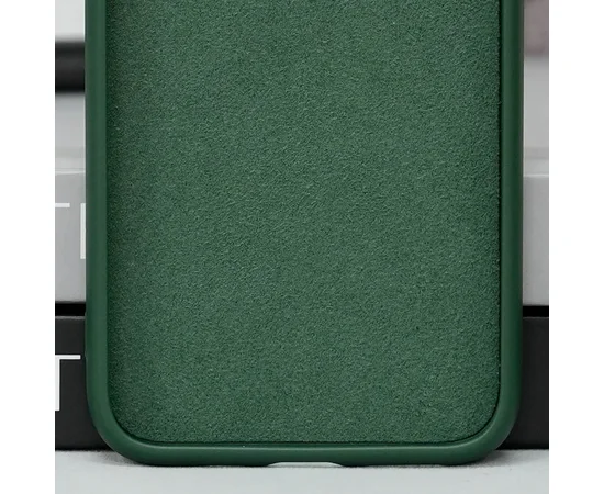 Чехол TPU+Glass Sapphire Midnight with MagSafe для Apple iPhone 15 Plus (6.7") Зеленый / Forest green