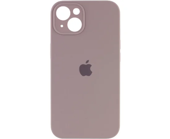 Чохол Silicone Case Full Camera Protective (AA) Apple iPhone 15 Plus (6.7") Сірий / Lavender