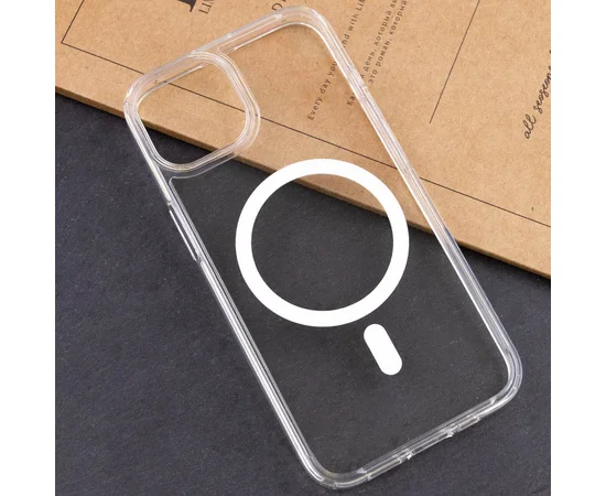 Чехол SGP Ultra Hybrid (MagFit) для Apple iPhone 15 Plus (6.7") Прозрачный