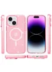 Чохол TPU Galaxy Sparkle (MagFit) для Apple iPhone 15 Plus (6.7") Pink+Glitter