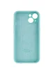 Чохол Silicone Case Full Camera Protective (AA) Apple iPhone 15 Plus (6.7") Бірюзовий / Marine Green