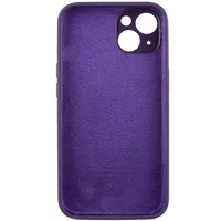 Чехол Silicone Case Full Camera Protective (AA) для Apple iPhone 15 Plus (6.7") Фиолетовый / Elderberry