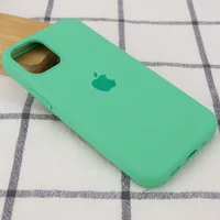 Чехол Silicone Case Full Protective (AA) для Apple iPhone 15 Plus (6.7") Зеленый / Spearmint