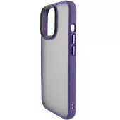 TPU+PC чохол Metal Buttons для Apple iPhone 15 Plus (6.7") Темно-фіолетовий