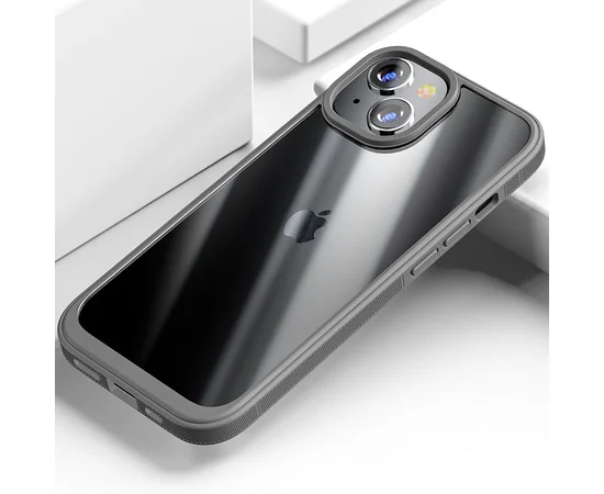 Чехол TPU+PC Pulse для Apple iPhone 15 Plus (6.7") Grey