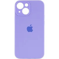 Чехол Silicone Case Full Camera Protective (AA) для Apple iPhone 15 Plus (6.7") Сиреневый / Dasheen / PVH
