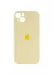 Чехол Silicone Case Full Camera Protective (AA) для Apple iPhone 15 Plus (6.7") Желтый / Mellow Yellow