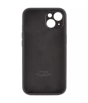 Чохол Silicone Case Full Camera Protective (AA) для Apple iPhone 15 Plus (6.7") Чорний / Black
