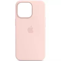 Чехол Silicone Case Full Protective (AA) для Apple iPhone 15 Plus (6.7") Розовый / Chalk Pink