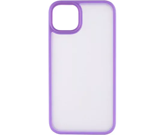 TPU+PC чохол Metal Buttons для Apple iPhone 15 Plus (6.7") Бузковий