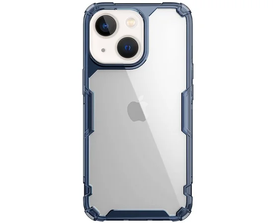 TPU чохол Nillkin Nature Pro Series для Apple iPhone 15 Plus (6.7") Синій (прозорий)