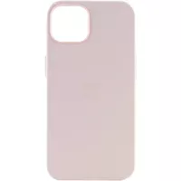 Чохол Silicone case (AAA) full with Magsafe and Animation для Apple iPhone 15 Plus (6.7") Рожевий / Light pink