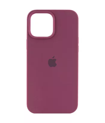 Чохол Silicone Case Full Protective (AA) для Apple iPhone 15 Plus (6.7") Бордовий / Plum Чохол Silicone Case Full Protective (AA) для Apple iPhone 15 Plus (6.7") Бордовий / Plum