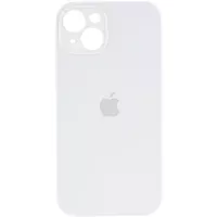 Чехол Silicone Case Full Camera Protective (AA) для Apple iPhone 15 Plus (6.7") Белый / White