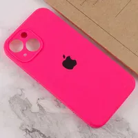 Чохол Silicone Case Full Camera Protective (AA) Apple iPhone 15 Plus (6.7") Рожевий / Barbie pink