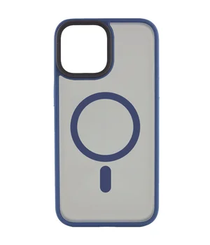TPU+PC чохол Metal Buttons with MagSafe для Apple iPhone 15 Plus (6.7") Синій