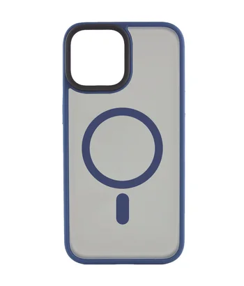 TPU+PC чохол Metal Buttons with MagSafe для Apple iPhone 15 Plus (6.7") Синій