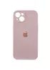 Чехол Silicone Case Full Camera Protective (AA) для Apple iPhone 15 Plus (6.7") Розовый / Chalk Pink