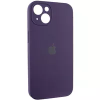 Чехол Silicone Case Full Camera Protective (AA) для Apple iPhone 15 Plus (6.7") Фиолетовый / Elderberry