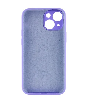 Чехол Silicone Case Full Camera Protective (AA) для Apple iPhone 15 Plus (6.7") Сиреневый / Dasheen