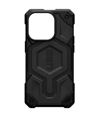 Удароміцний чохол UAG Monarch Pro with MagSafe Leather для Apple iPhone 15 Plus / 14 Plus (6.7") Чорний