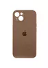 Чехол Silicone Case Full Camera Protective (AA) для Apple iPhone 15 Plus (6.7") Коричневый / Brown