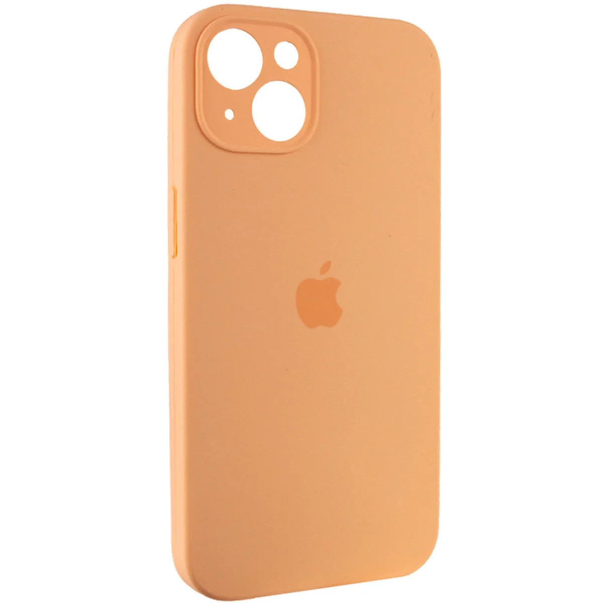 Чохол Silicone Case Full Camera Protective (AA) Apple iPhone 15 Plus (6.7") Помаранчевий / Cantaloupe