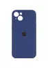 Чохол Silicone Case Full Camera Protective (AA) для Apple iPhone 15 Plus (6.7") Синій / Deep navy