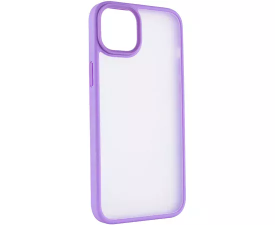 TPU+PC чохол Metal Buttons для Apple iPhone 15 Plus (6.7") Бузковий