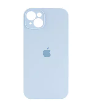 Чехол Silicone Case Full Camera Protective (AA) для Apple iPhone 15 Plus (6.7") Голубой / Sweet Blue