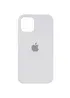 Чехол Silicone Case Full Protective (AA) для Apple iPhone 15 Plus (6.7") Белый / White