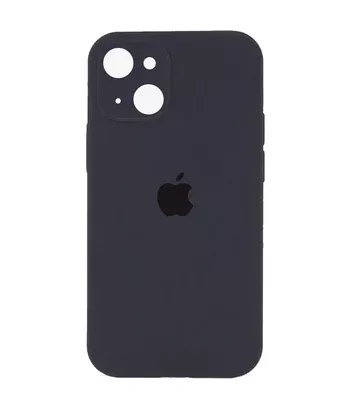 Чохол Silicone Case Full Camera Protective (AA) для Apple iPhone 15 Plus (6.7") Сірий / Dark Gray