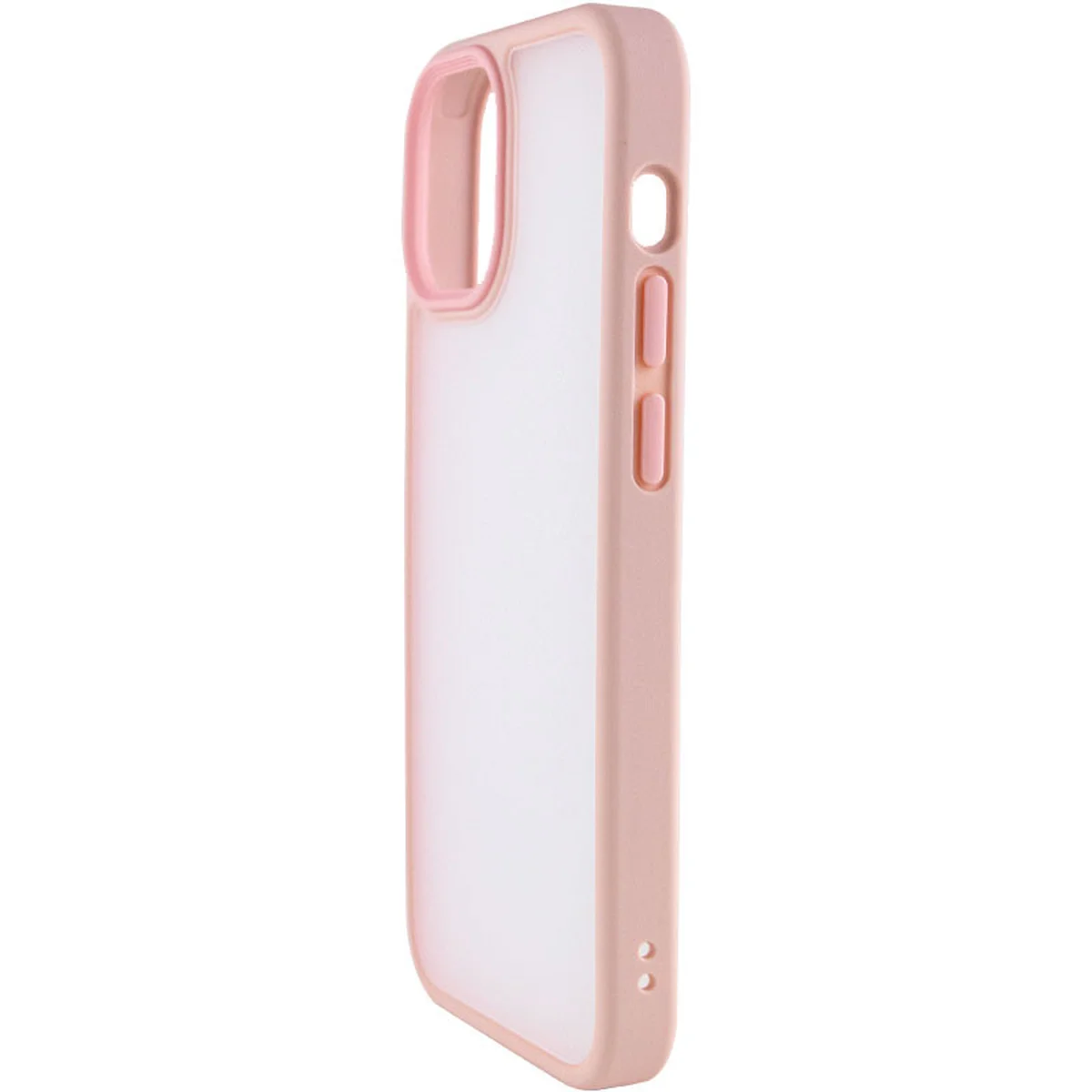TPU+PC чохол Metal Buttons для Apple iPhone 15 Plus (6.7") Рожевий