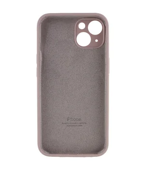 Чохол Silicone Case Full Camera Protective (AA) Apple iPhone 15 Plus (6.7") Сірий / Lavender