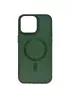 Чохол TPU+Glass Sapphire Midnight Open Camera with MagSafe для Apple iPhone 15 Plus (6.7") Зелений / Forest green