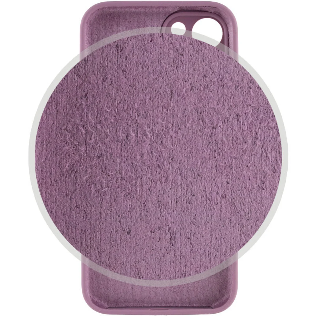 Чехол Silicone Case Full Camera Protective (AA) для Apple iPhone 15 Plus (6.7") Лиловый / Lilac Pride / PVH