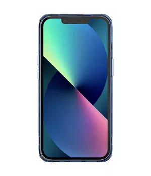 TPU чехол Nillkin Nature Pro Magnetic для Apple iPhone 15 Plus (6.7") Синий (прозрачный)
