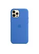 Чехол Silicone Case Full Protective (AA) для Apple iPhone 15 Plus (6.7") Синий / Capri Blue