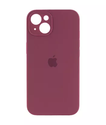 Чехол Silicone Case Full Camera Protective (AA) для Apple iPhone 15 Plus (6.7") Бордовый / Plum Чехол Silicone Case Full Camera Protective (AA) для Apple iPhone 15 Plus (6.7") Бордовый / Plum