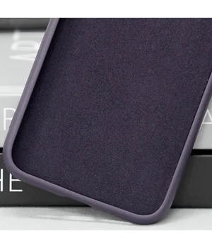 Чехол TPU+Glass Sapphire Midnight with MagSafe для Apple iPhone 15 Plus (6.7") Фиолетовый / Deep Purple