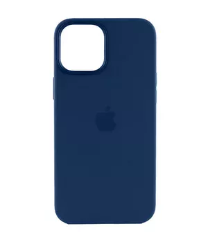 Чехол Silicone case (AAA) full with Magsafe and Animation для Apple iPhone 15 Plus (6.7") Синий / Storm Blue
