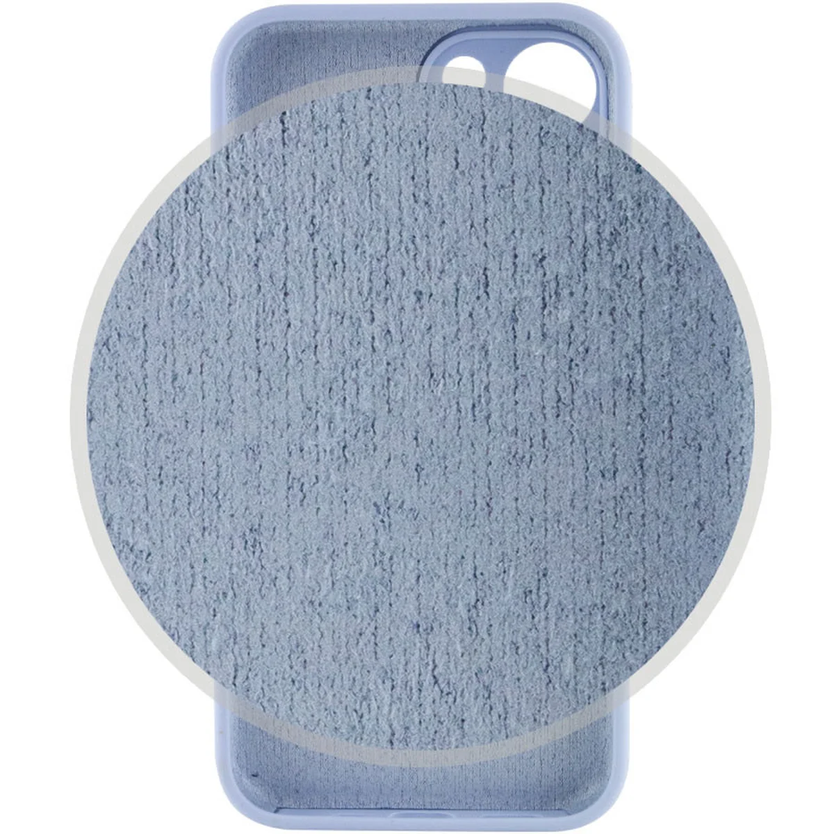 Чохол Silicone Case Full Camera Protective (AA) для Apple iPhone 15 Plus (6.7") Синій / Lilac Blue
