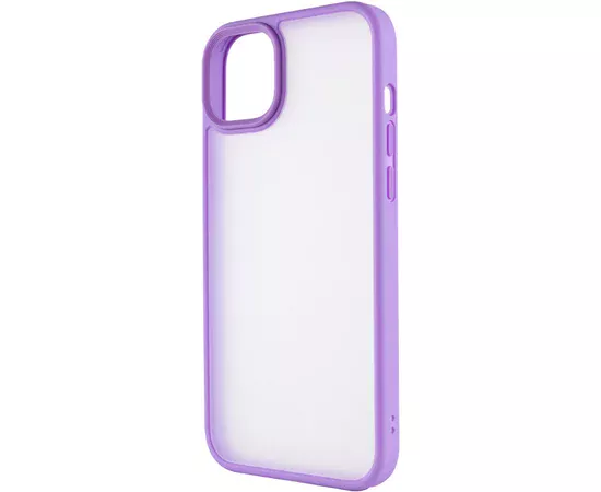 TPU+PC чохол Metal Buttons для Apple iPhone 15 Plus (6.7") Бузковий