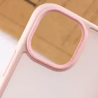 TPU+PC чохол Metal Buttons для Apple iPhone 15 Plus (6.7") Рожевий