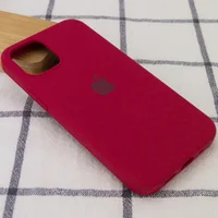 Чехол Silicone Case Full Protective (AA) для Apple iPhone 15 Pro Max (6.7") Красный / Rose Red